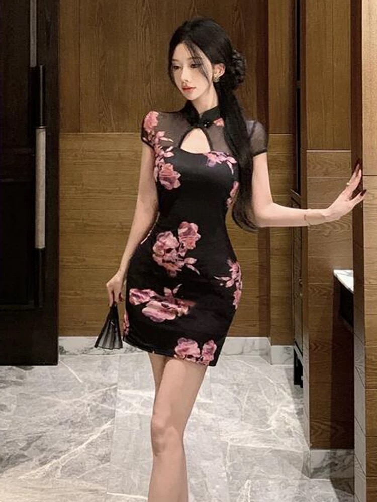 Bottle service qipao dress Q204 images